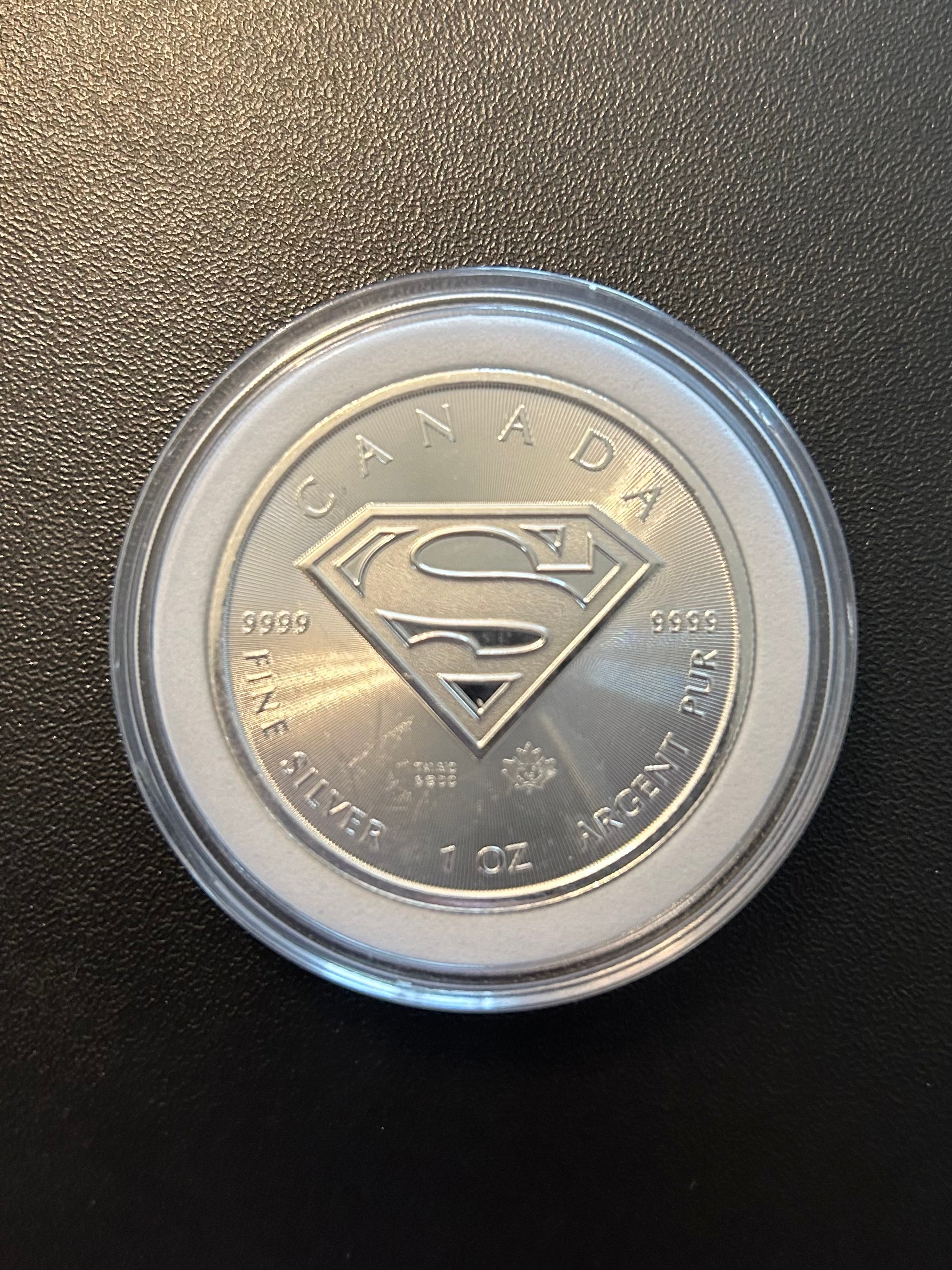 2016 Canada 1 oz Silver Superman™ Shield Coin – .9999 Fine Silver (Royal Canadian Mint)