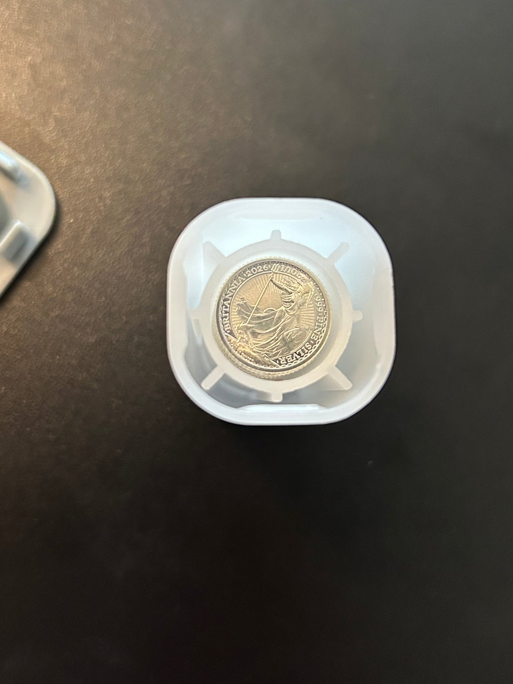 2026 1/10 oz Silver Britannia – 16-Coin Tube (The Royal Mint)