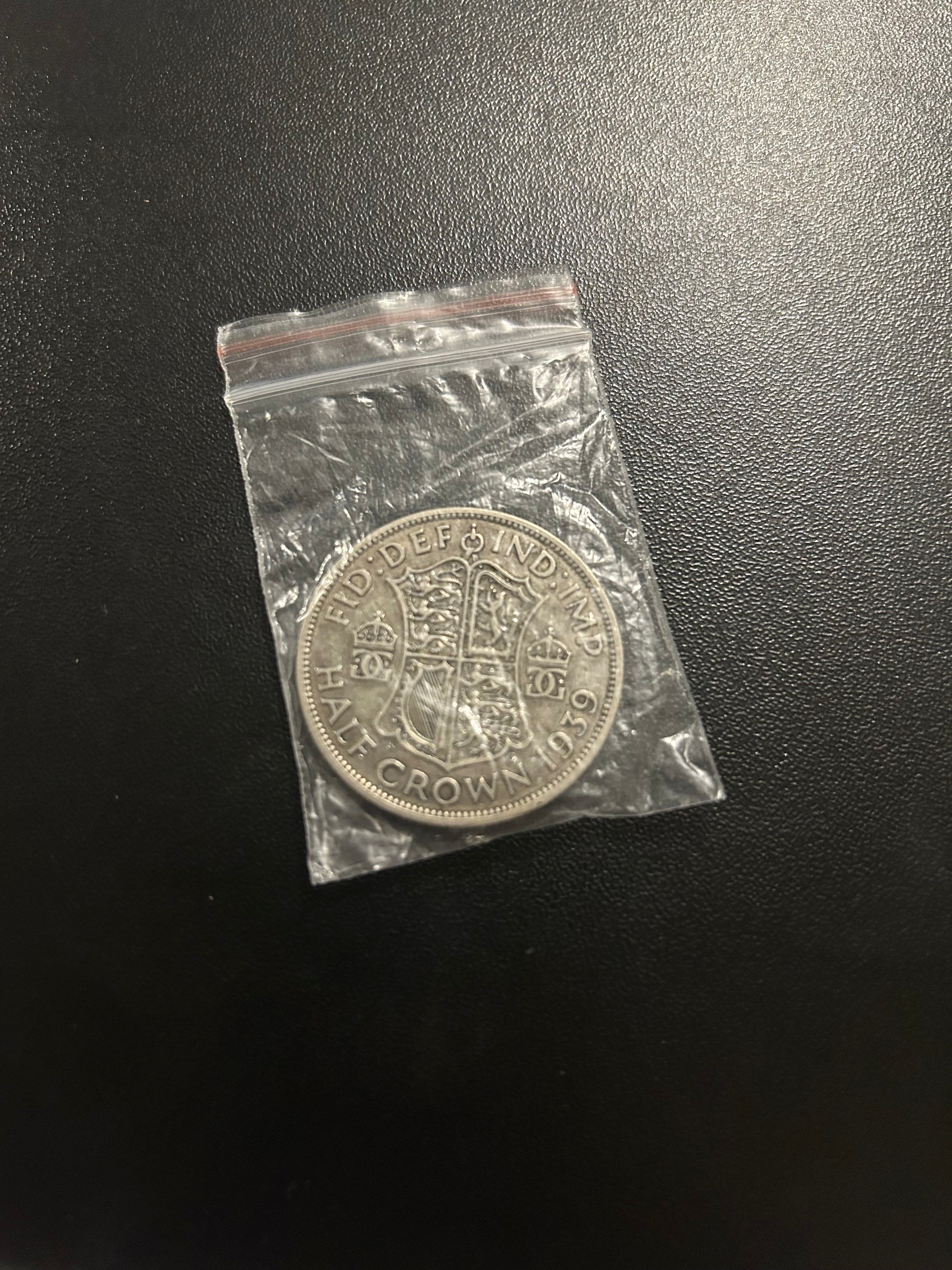 1939 Half Crown .500 Silver - King George VI